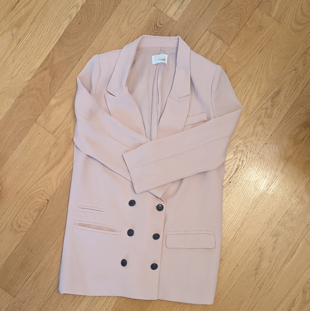 Pink Button Down Blazer - image 2